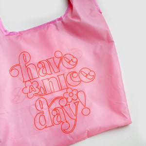 Have A Nice Day Classic Reusable Nylon Bag (Big)
