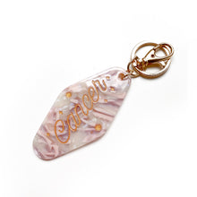 Load image into Gallery viewer, Cancer Horoscope Motel Shape Keychain