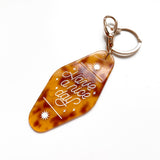 Leo Horoscope Motel Shape Keychain