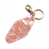 Libra Horoscope Motel Shape Keychain