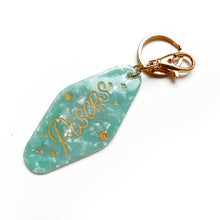 Load image into Gallery viewer, Pisces Horoscope Motel Shape Keychain
