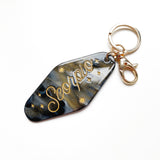 Scorpio Horoscope Motel Shape Keychain