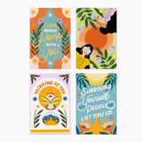 Thinking Of You Post Card Set of 8